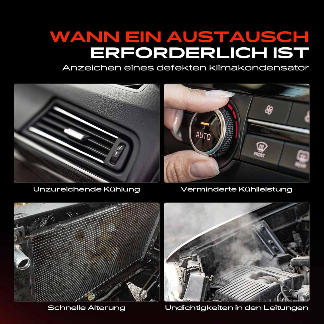 Frankberg Kondensator Klimaanlage mit Trockner Kompatibel mit Land Cruiser 100 FZJ1 UZJ1 J1 4.7L 199
