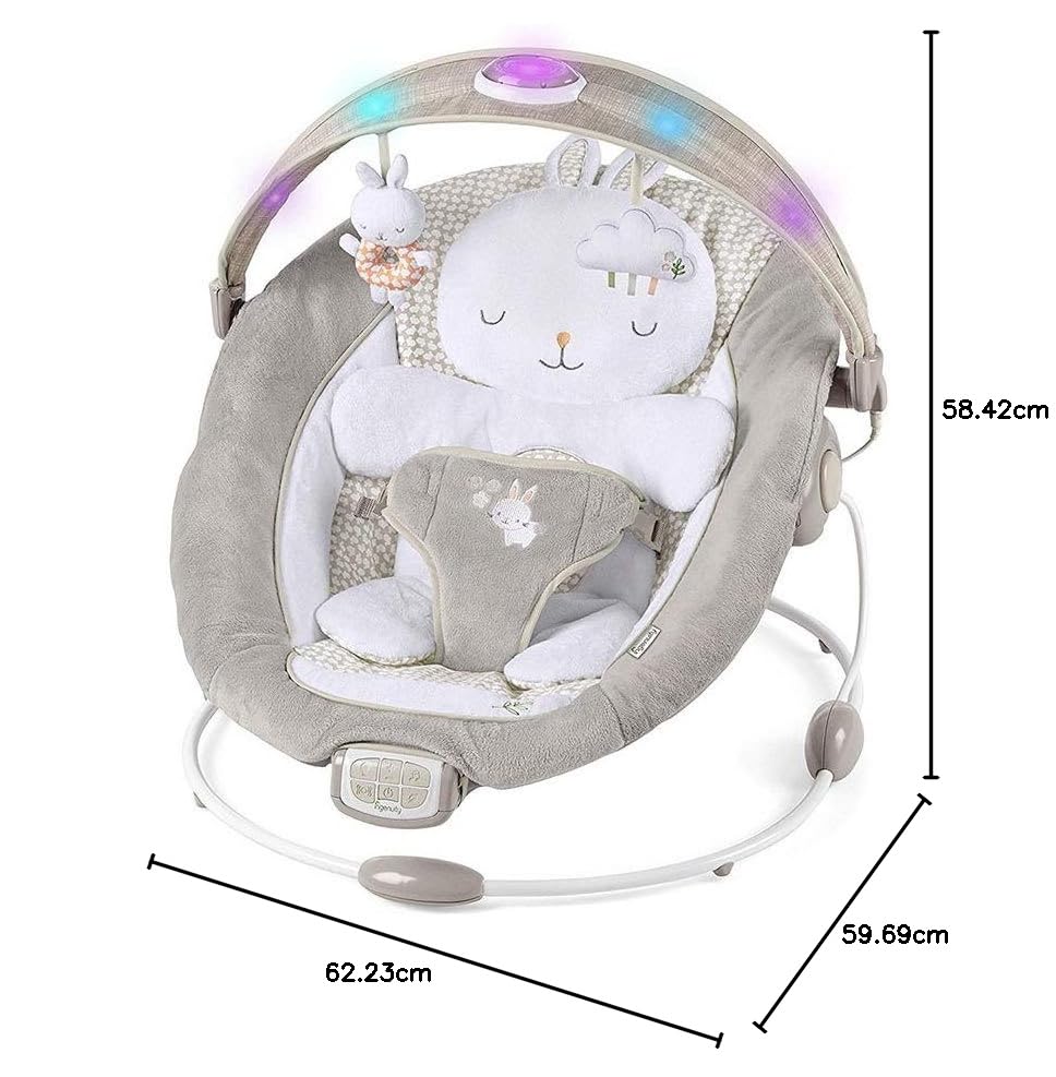 Ingenuity, Twinkle Tails, Babywippe mit Vibrationen, Lichtern, Melodien, Lautstärkeregler und vielem