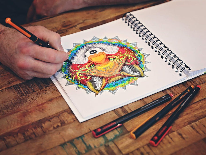 Chameleon Fineliners Brillantfarben – 48 Stück Glänzend, Glänzend
