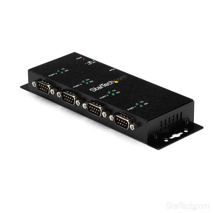 StarTech.com USB-Port auf 4 RS-232 Adapter (Serieller Adapter mit einem robusten Gehäuse, USB auf RS