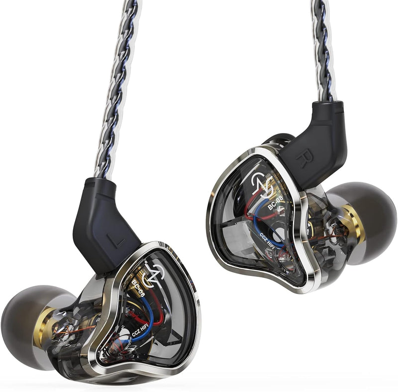 Yinyoo CCZ Warrior Kabelgebundene Ohrhörer, Leichter In-Ear-Monitor, 3,5 mm Gaming-Kopfhörer, 4-adri
