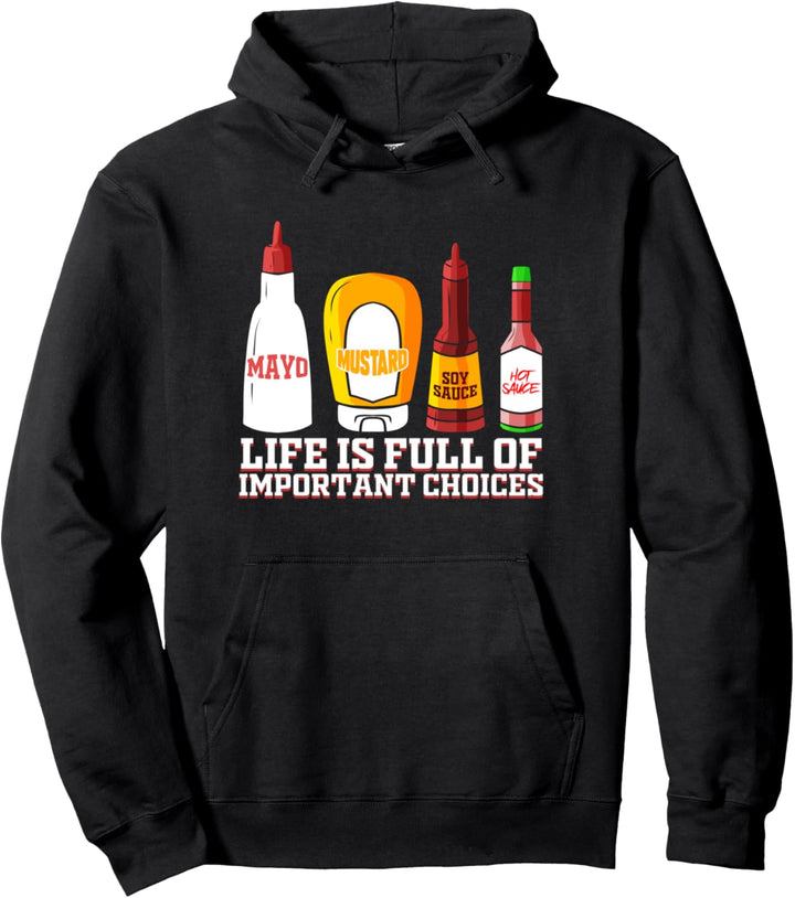 Grillen BBQ Saucen Grillparty Barbecue Pullover Hoodie