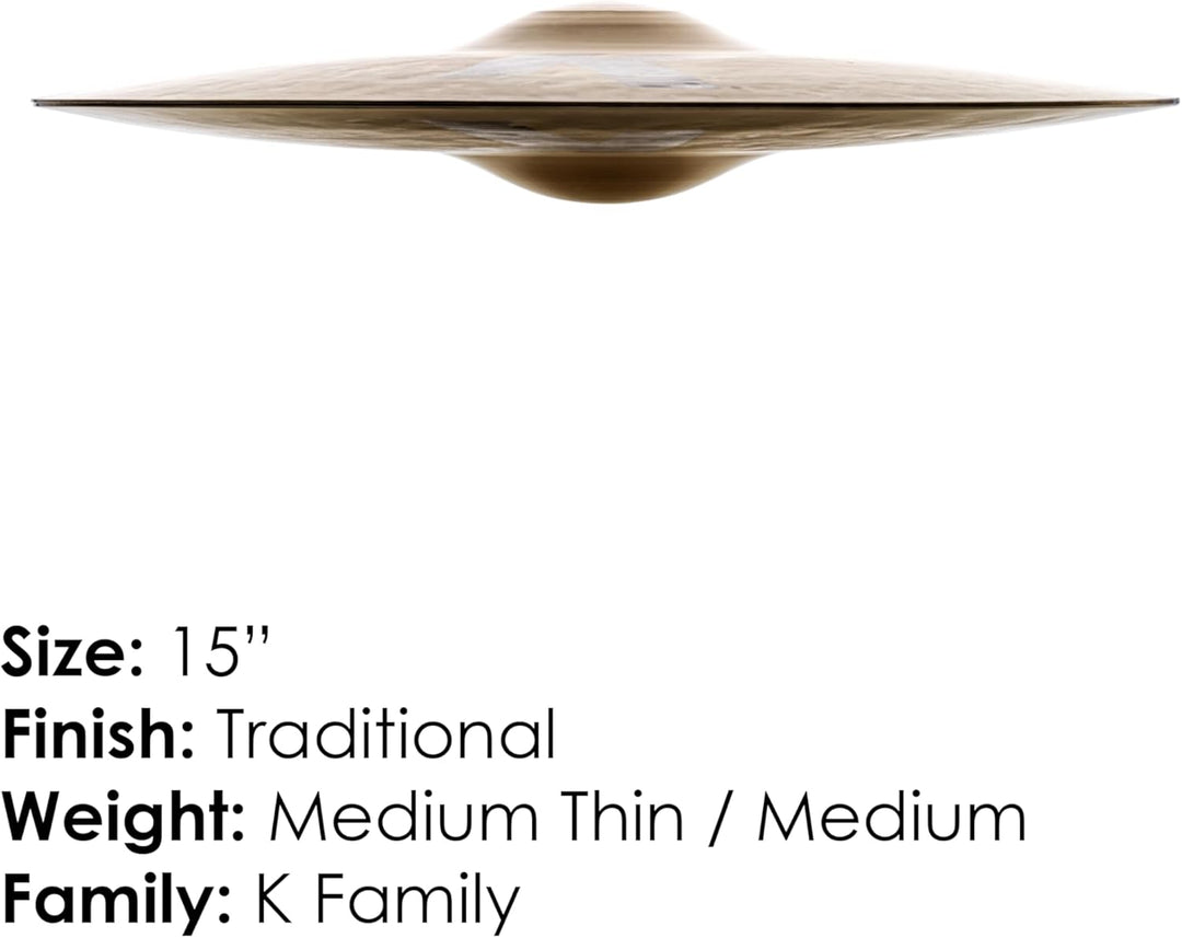 Zildjian K Zildjian Series - 15" Light Hi-Hat Cymbals - Pair 15 Zoll, 15 Zoll