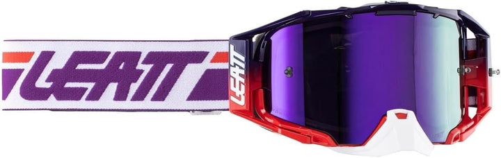 Leatt Velocity 6.5 Iriz 2024 Motocross Brille Einheitsgrösse Rot, Einheitsgrösse Rot