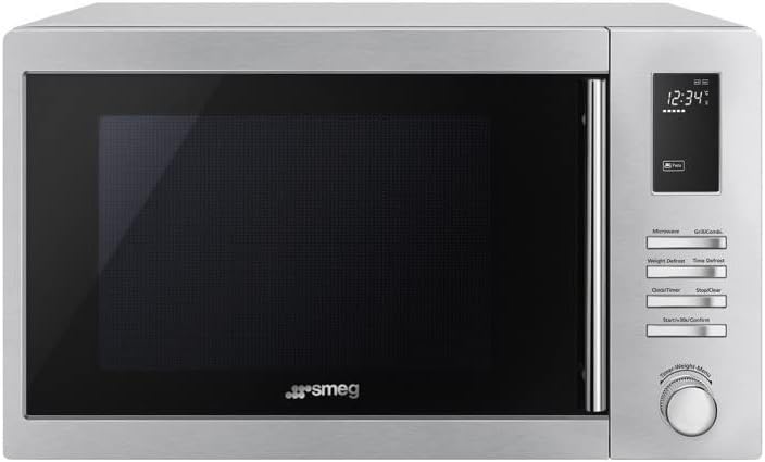 Smeg MOE25X Arbeitsfläche Grill-Mikrowelle 25l 900W Edelstahl Mikrowelle