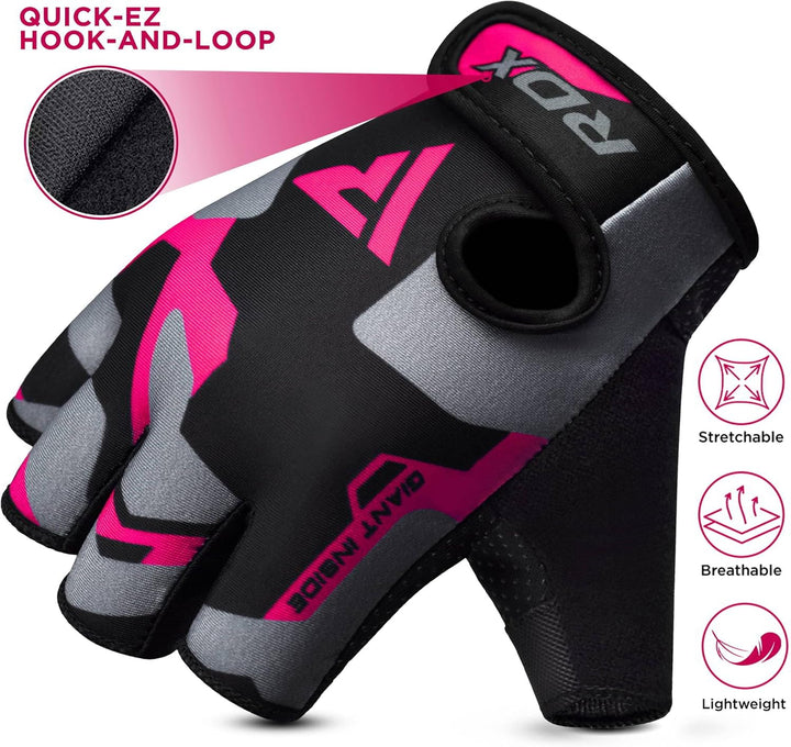 RDX Fitness Handschuhe Trainingshandschuhe Handgelenkstütze Sporthandschuhe Gewichtheben Workout Bod