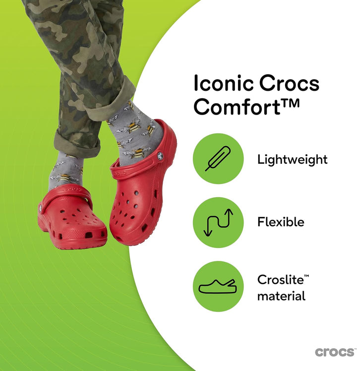 Crocs Classic Clog 33/34 EU Varsity Red, 33/34 EU Varsity Red