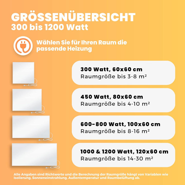 BR Bringer Infrarotheizung Standgerät - 1000 Watt - Energiesparend - Mobile Elektroheizung mit Stand