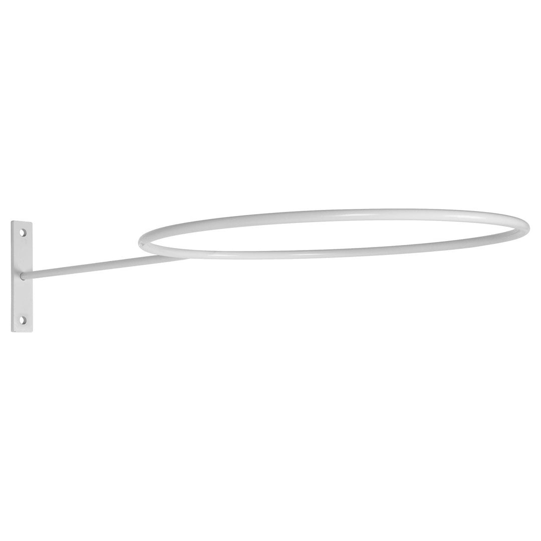 Sport-Tec Ballhalter für 1 Gymnastikball Wandhalterung Aufbewahrungshilfe Wandhalter WEIss