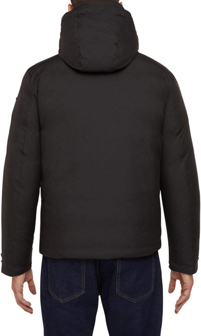 Geox Herren M Sapienza Jacket 48 BLACK/BLACK, 48 BLACK/BLACK