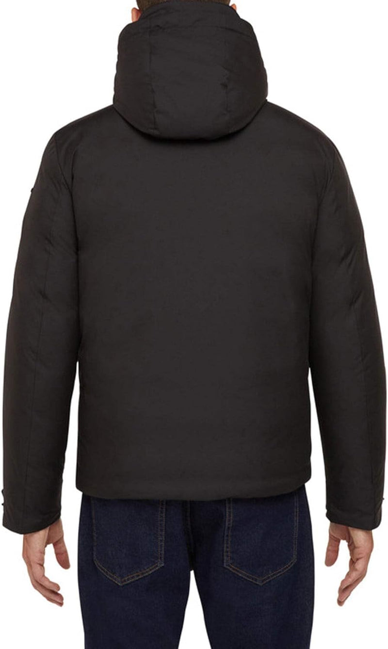 Geox Herren M Sapienza Jacket 48 BLACK/BLACK, 48 BLACK/BLACK