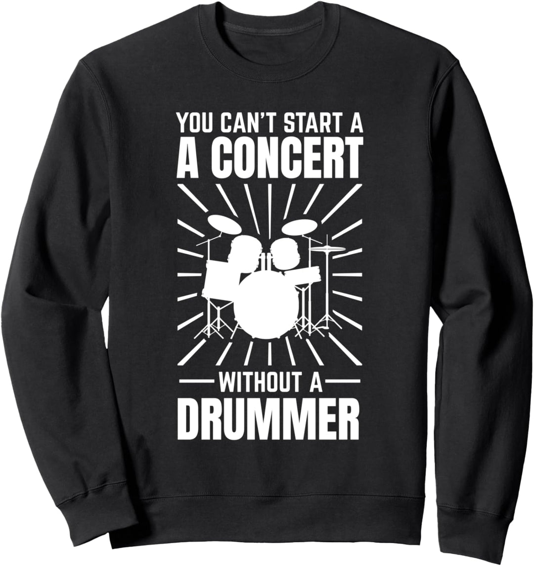 Drummer, Schlagzeug und Schlagzeuger Motiv Sweatshirt