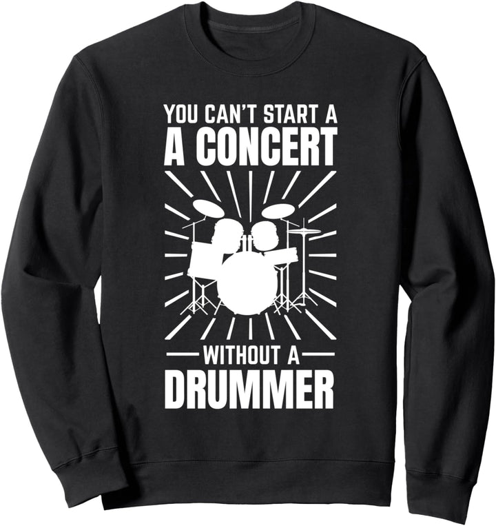 Drummer, Schlagzeug und Schlagzeuger Motiv Sweatshirt