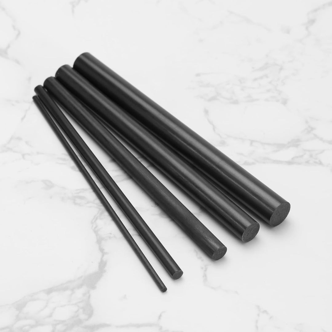 ECSiNG 10 stücke Kohlefaser Rod Angelrute Reparatur Kohlefaser Fliegenfischen Kit Solide Kohlefaser