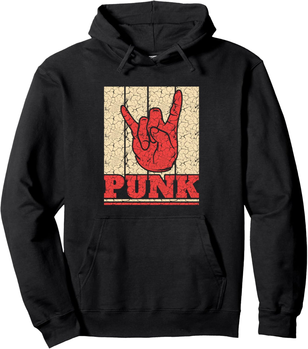 Punk Rock Pogo Anarchie Outfit für Punks + Punk Rocker Punk Pullover Hoodie