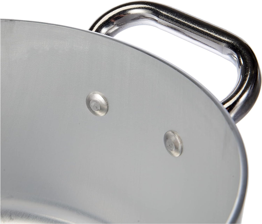 Agnelli Auflaufform aus Aluminium mit 2 Edelstahlgriffen 20 cm, 20 cm