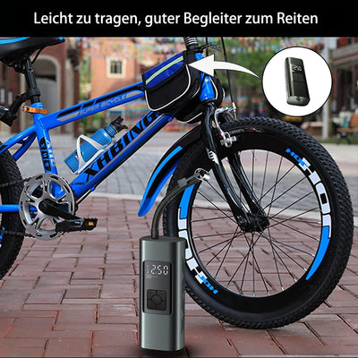 Tragbarer Luftkompressor Mini Reifenpumpe 12V 6000mAh Wiederaufladbarer Elektrischer Kompressor Fahr