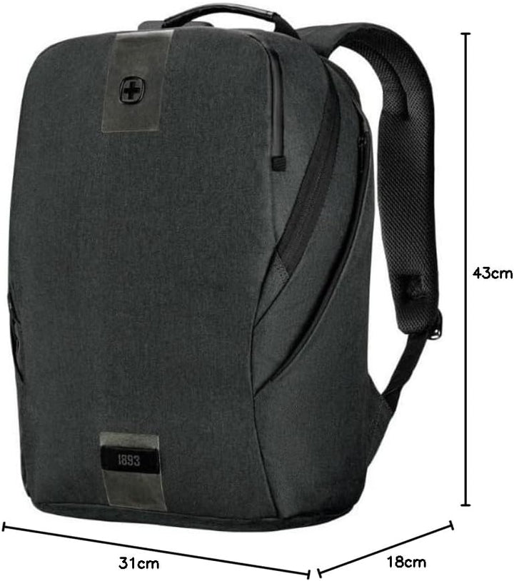 WENGER MX ECO Light Laptop-Rucksack mit Tabletfach, Notebook bis 16 Zoll, Tablet bis 10 Zoll, Organi