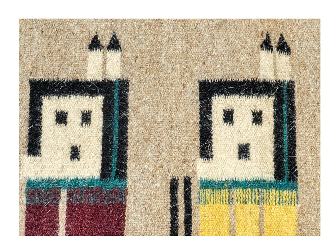 WEIDENPROFI TribalArt Teppich, orientalischer Webteppich, Läufer in Handarbeit gewebt (LxB) ca. 90 x