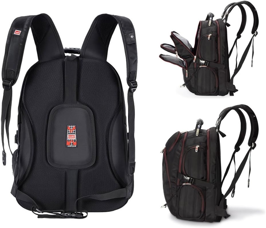 FreeBiz 18.4 Inches Laptop Backpack Fits up to 18 Inch Gaming Laptops for Dell, Asus, Msi,Hp (Black)