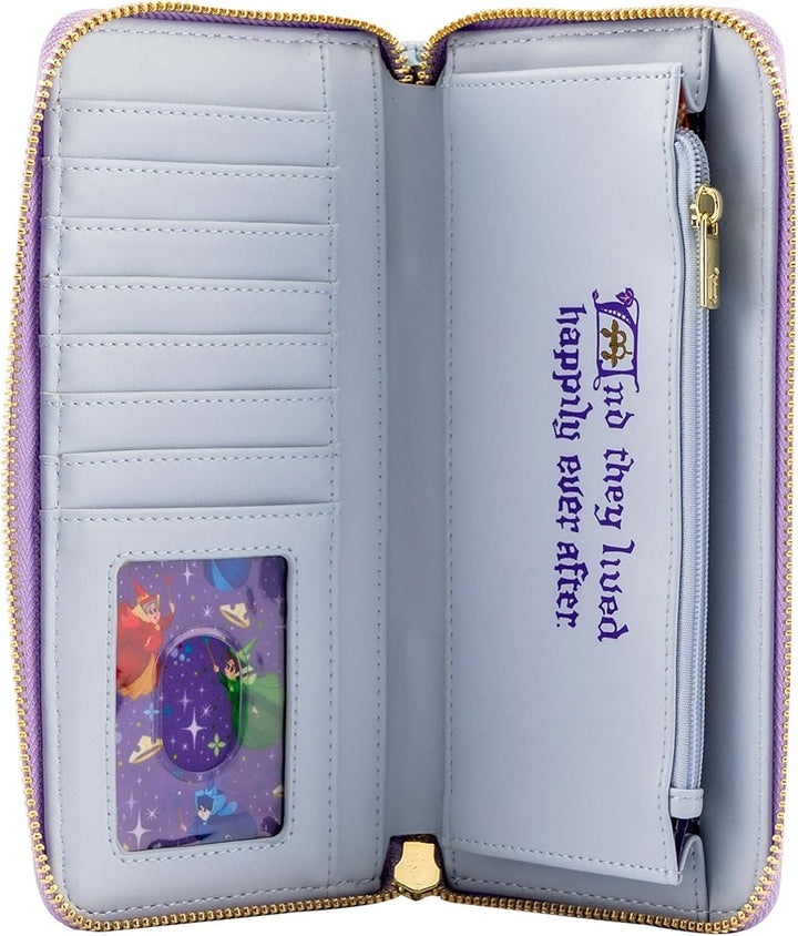 Loungefly x Disney Sleeping Beauty Castle Series Zip-Around Wallet Einheitsgrösse Prinzessin Castle