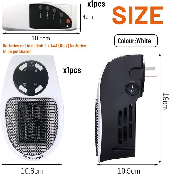 Keramik Heizlüfter Hillylolly 500w Heizlüfter Steckdose Heizlüfter, mini Heizlüfter wärme, Elektrohe