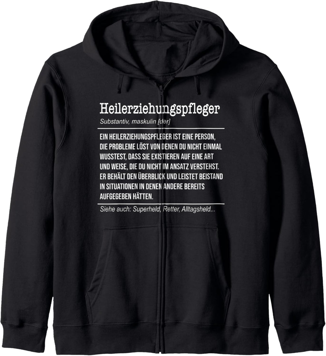 Heilerziehungspfleger Definition Heilerziehungspflege Kapuzenjacke