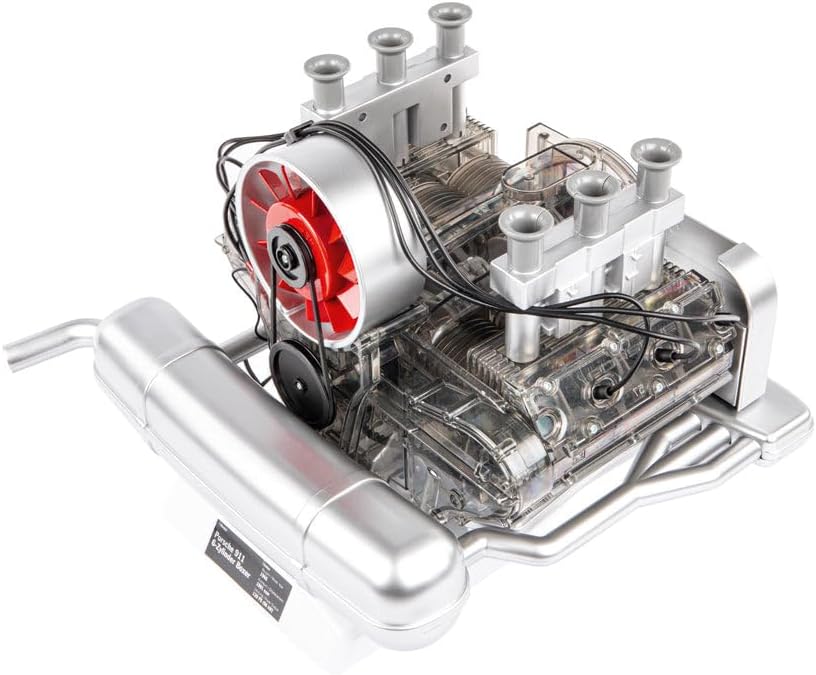 FRANZIS 67140 - Porsche 911 Boxermotor, originalgetreuer Motorbausatz des klassischen, luftgekühlten