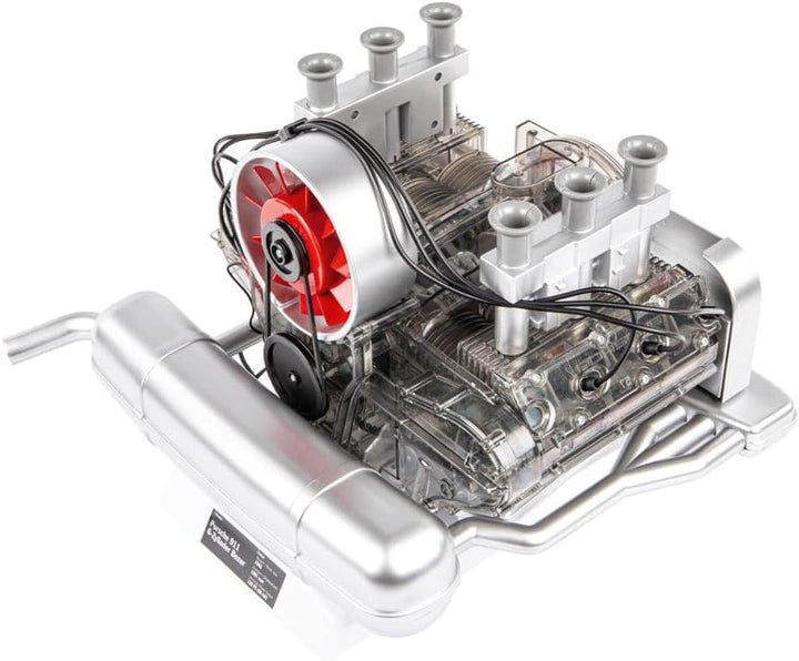 FRANZIS 67140 - Porsche 911 Boxermotor, originalgetreuer Motorbausatz des klassischen, luftgekühlten
