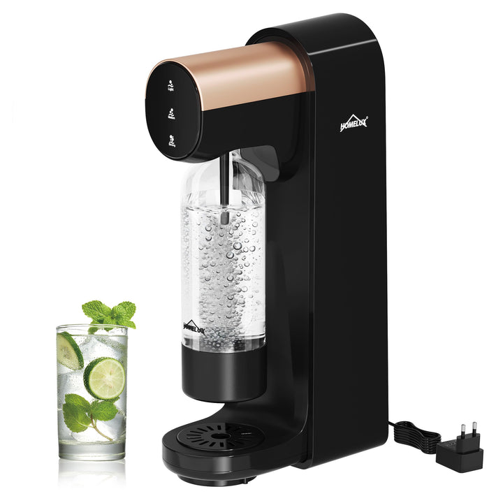 HOMELUX Wassersprudler,Sprudelwasser Maschine,Soda Maker,Wasser Sprudel GeräT,Water Carbonator (Schw