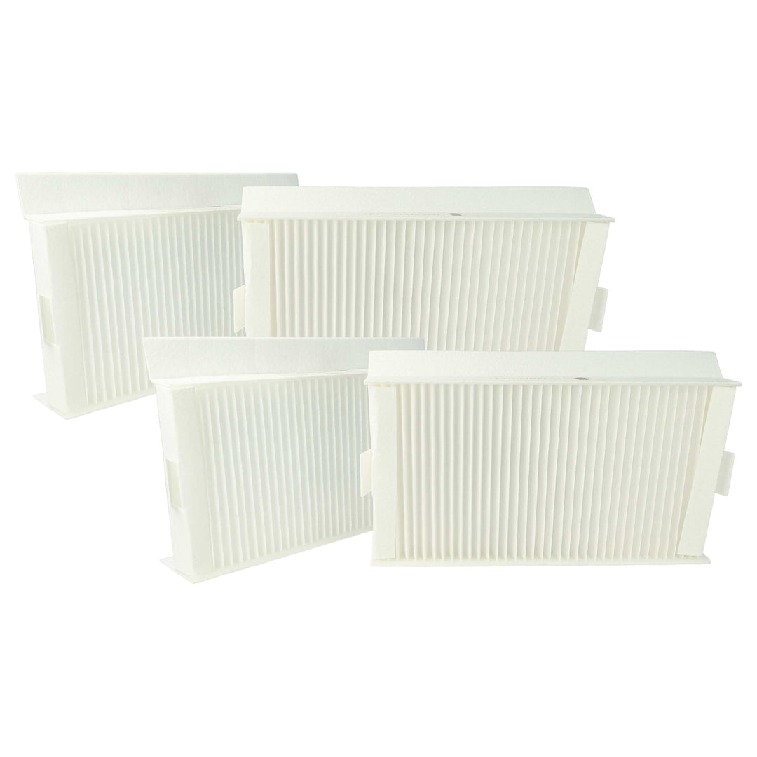 vhbw Filterset Ersatz für Zehnder 400100091 für Lüftungsgerät - Luftfilter G4 / F7 (4 Stück), 24 x 1
