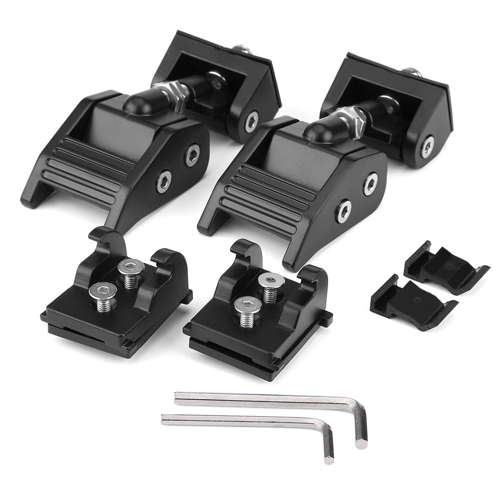 KIMISS 2pcs Hood Lock Catch Set Hood Verschlüsse Bracket Buckle Kit