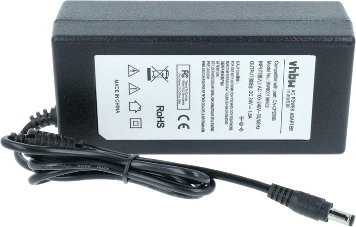 vhbw Netzteil kompatibel mit Canon Selphy CP1200, CP1300, CP100, CP200, CP1000, CP-1000, CP220, CP30