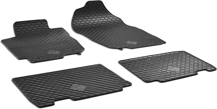 WALSER DirtGuard Gummi Fussmatten Auto kompatibel mit Toyota RAV 4 IV (A4) 12/2012-Heute, 100% passg