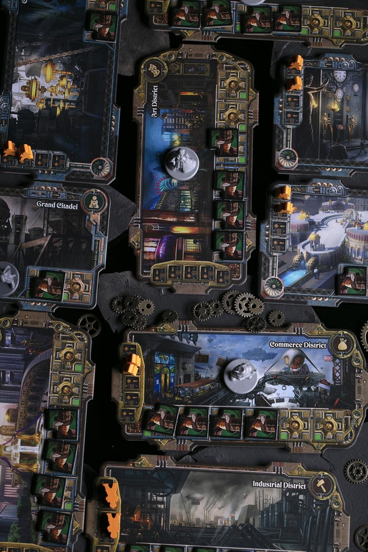 Crowd Games - City of The Great Machine - Brettspiel - Ab 14 Jahren - 1-4 Spieler - Englische Versio