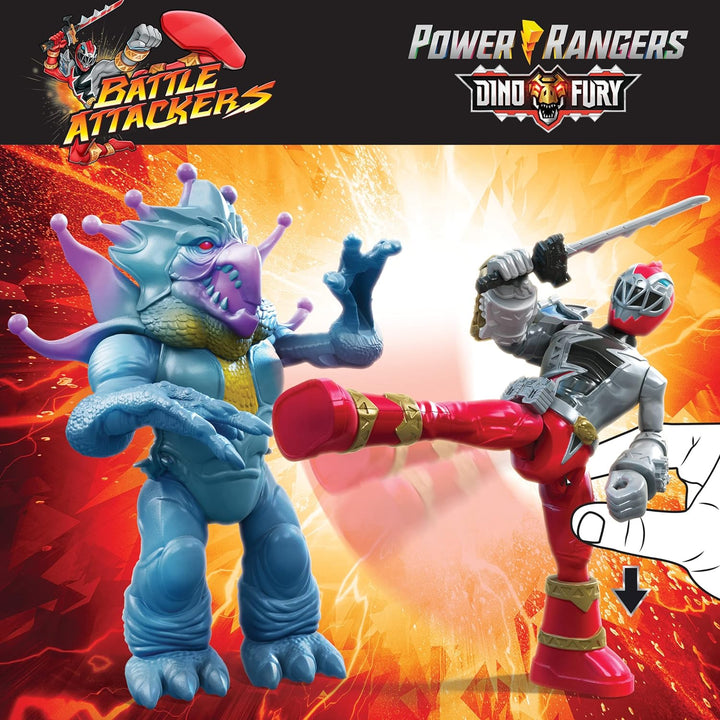 Power Rangers F3064 Battle Attacker Monster, 2er-Pack, bunt