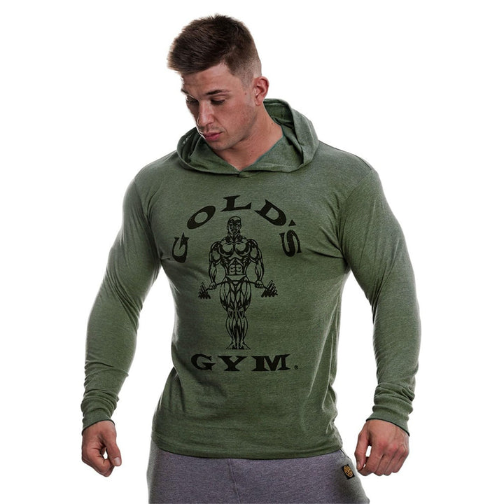Golds Gym Herren Ggtop009 Unterhemd M Armee Mergel, M Armee Mergel