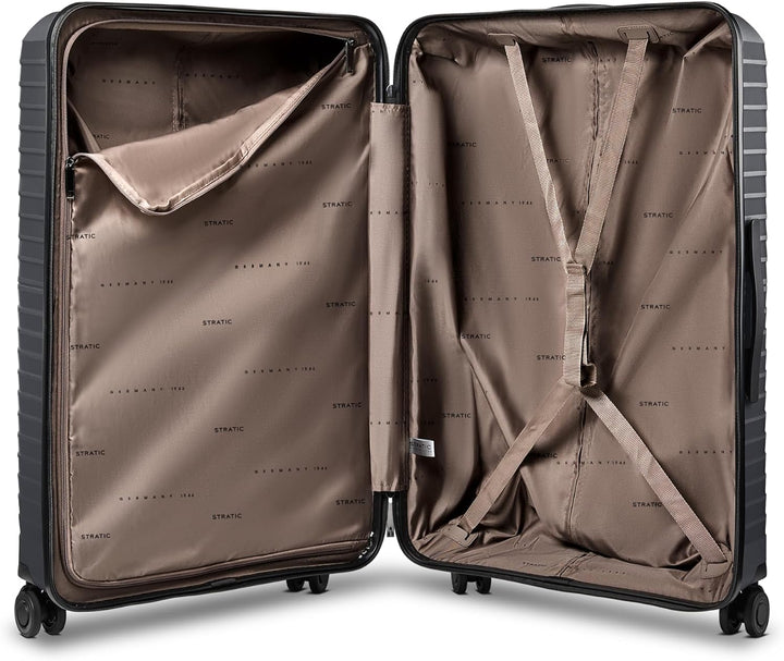 Stratic Shine Koffer &amp; Trolley Gross | Hergestellt aus Bruch- &amp; Kratzfestem Polypropylen mit 4 Rolle