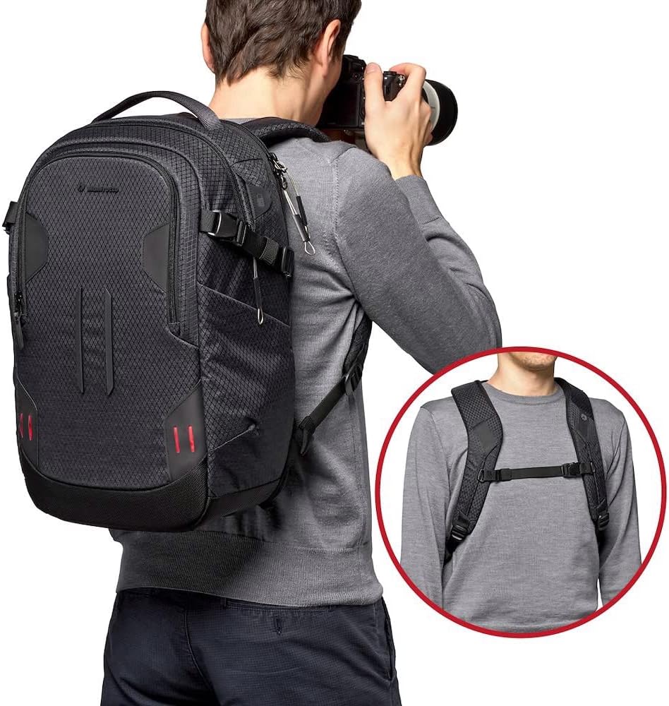 Manfrotto PRO Light Flexloader L, Profi-Rucksack für Kameras, Erweiterbare Tasche für 3-Achsen-Gimba