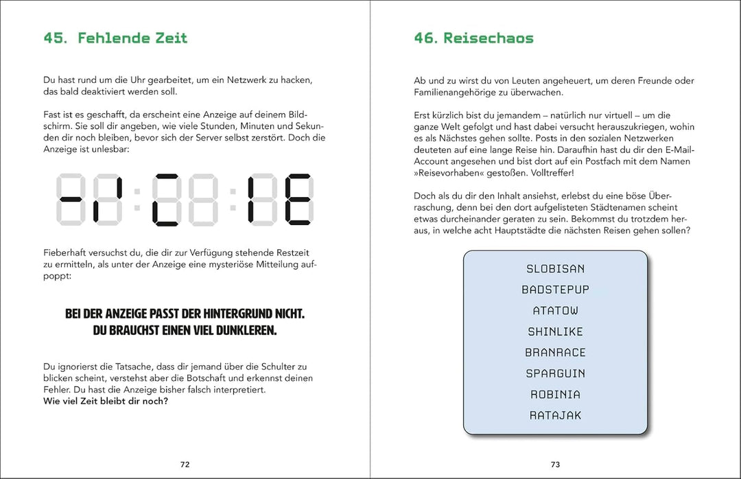 Hacked! Das Cybercrime-Rätselbuch: Knacke Codes und überliste Hacker | 100 spannende Rätsel für Erwa