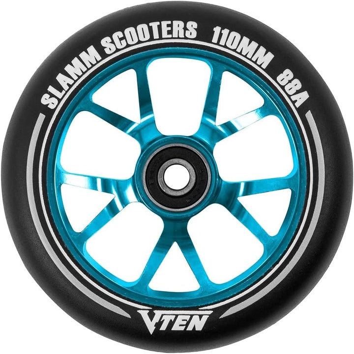 Slamm Scooters V-Ten II Räder, Unisex, Erwachsene, Unisex, SL582 110 mm Schwarz, 110 mm Schwarz