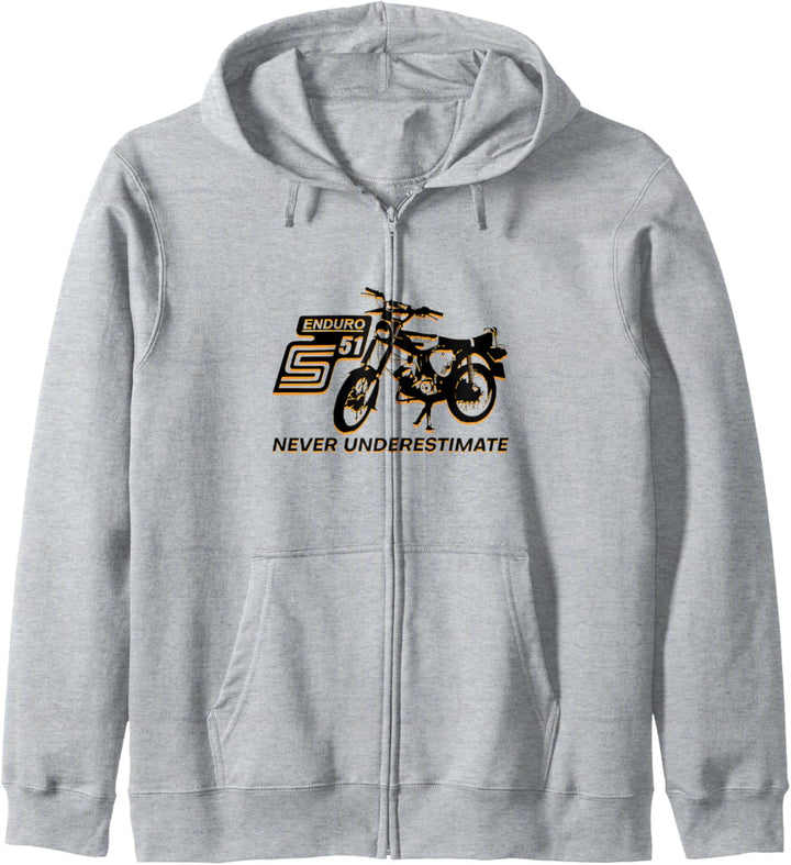 Mopeds Niemals Unterschätzen Simson S51 Enduro Kapuzenjacke