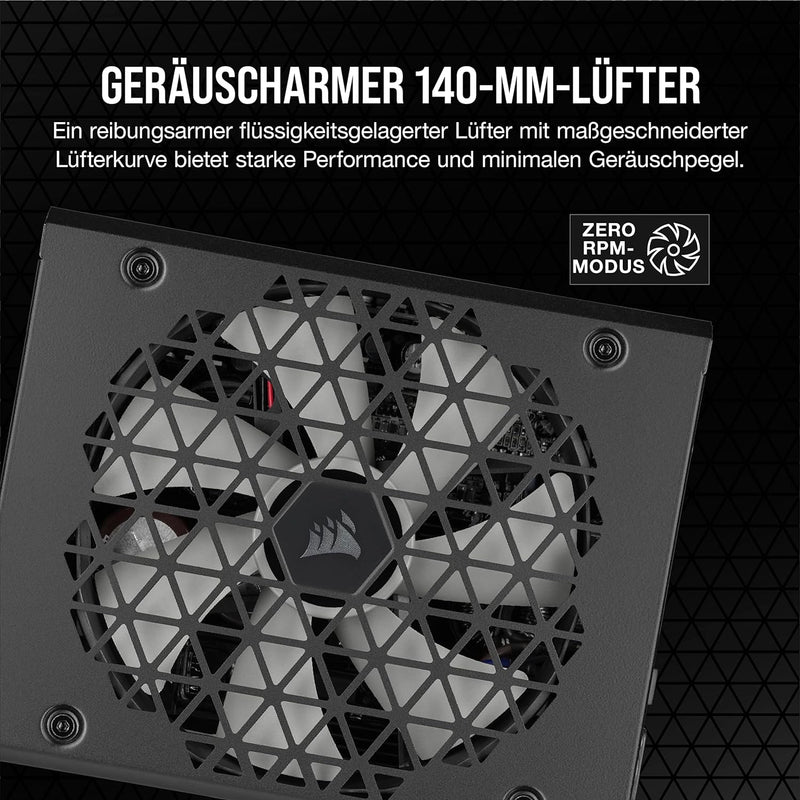 Corsair RM850x Shift Vollmodulares ATX-Netzteil - Modulare Seitenschnittstelle - ATX 3.0- & PCIe 5.0