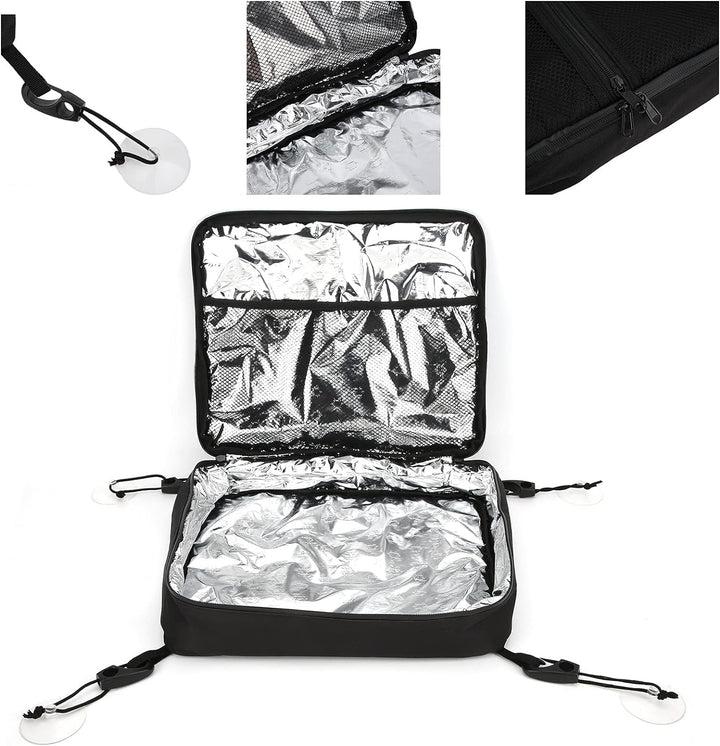 Alomejor SUP Paddleboard Deck Mesh Aufbewahrungstasche Stand Up Paddle Board Deck Saugnapftasche für