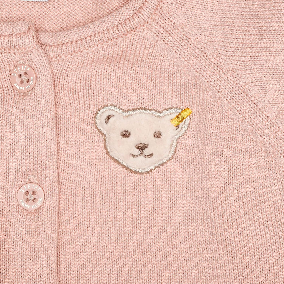 Steiff Baby-Mädchen Strickjacke Leichte Baumwolljacke