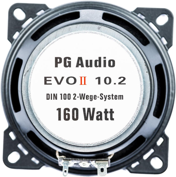 EVO II 10.2, 10 cm 2 Wege Coax Auto Lautsprecher Armaturenbrett