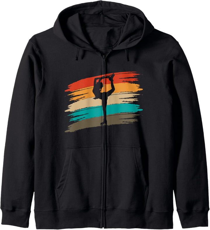 Eiskunstlauf Eiskunstlauf Retro Eislauf Sport Kapuzenjacke
