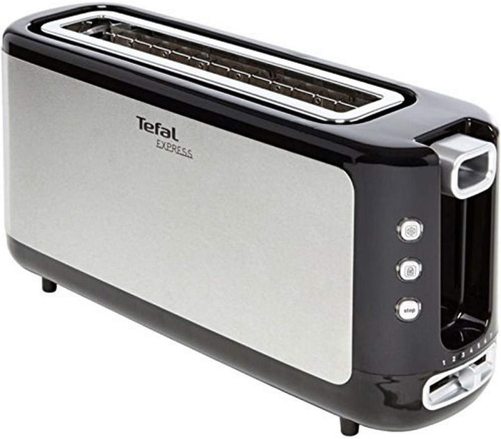 Tefal TL365ETR Toaster Express 37 x 18 x 10 cm, Edelstahl/Schwarz