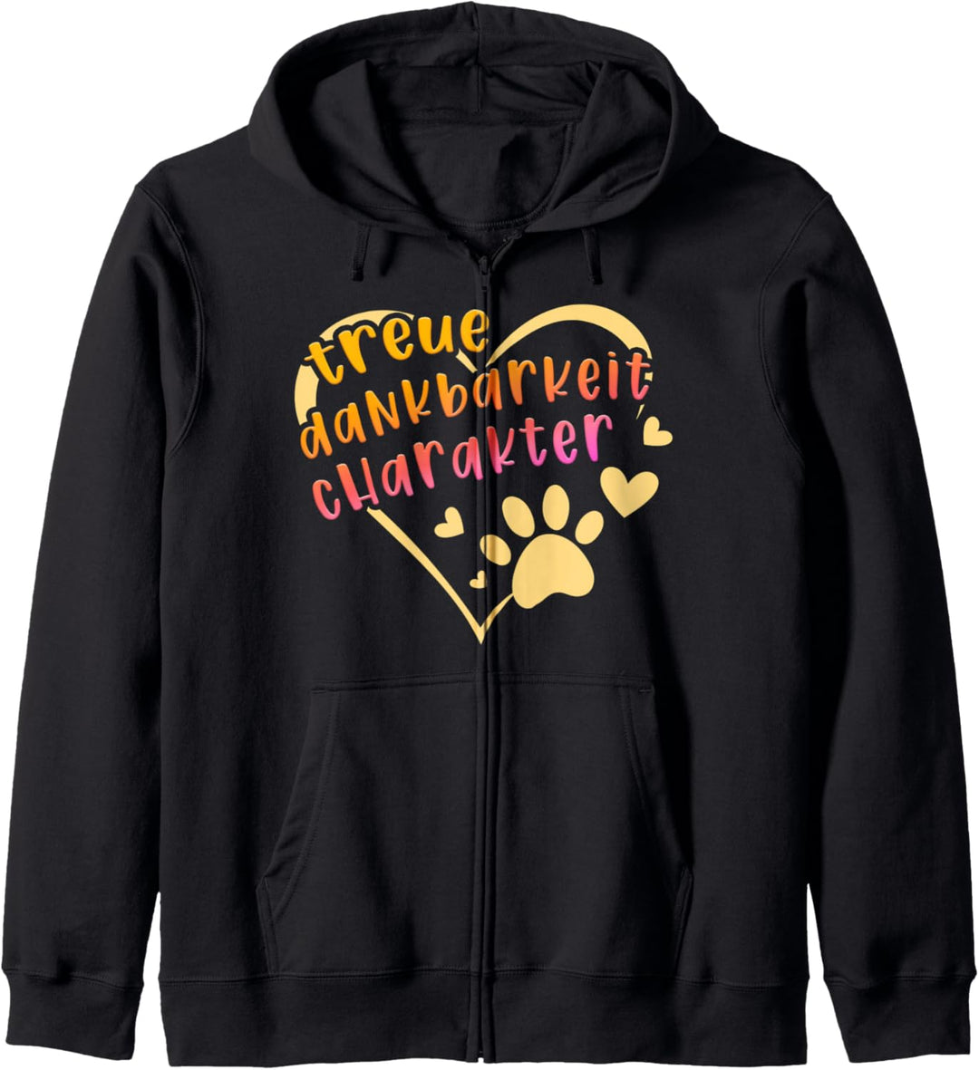 Hundespruch mit Hundemotiv Hundepfoten Hundebesitzer Damen Kapuzenjacke