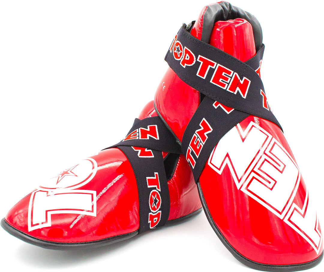 TOP TEN Fussschutz „Superlight“ für den Wettkampf Rot L, Rot L